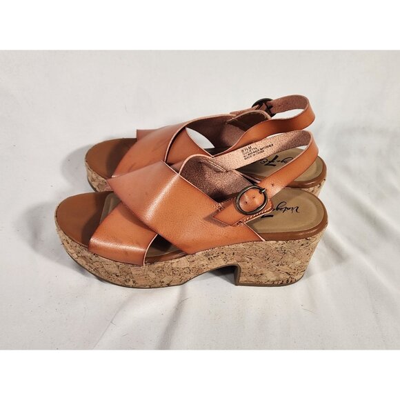 Vintage 7 Eight Womens Shoes Sandal Chunky Platform Y2K Fairycore Boho 8.5 - Picture 3 of 9